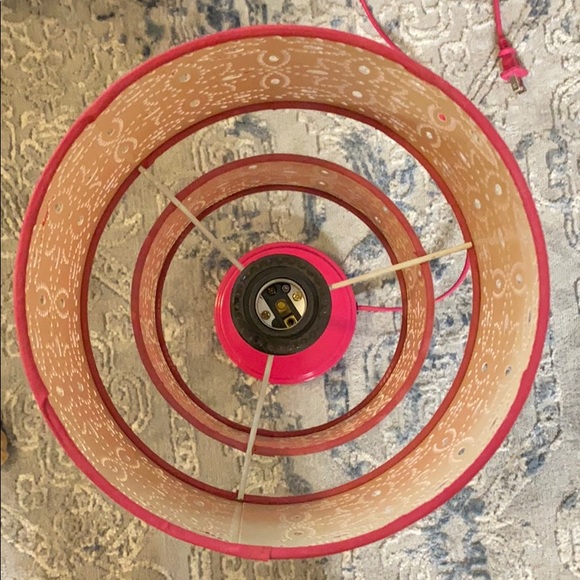 Pink Target Lamp - Picture 2 of 3